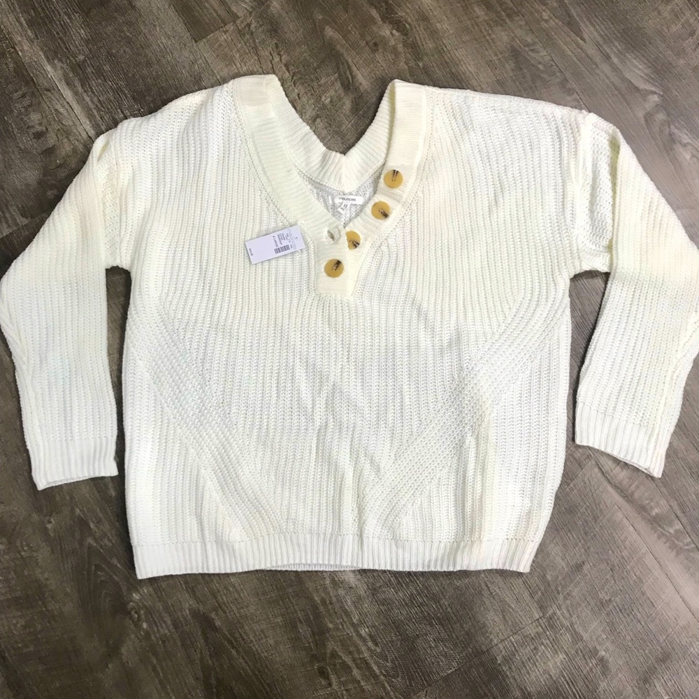Off white, brand new woman’s sweater